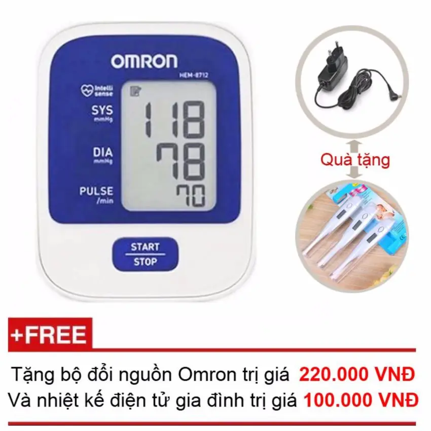 Máy Đo Huyết Áp Bắp Tay Omron Hem-8712