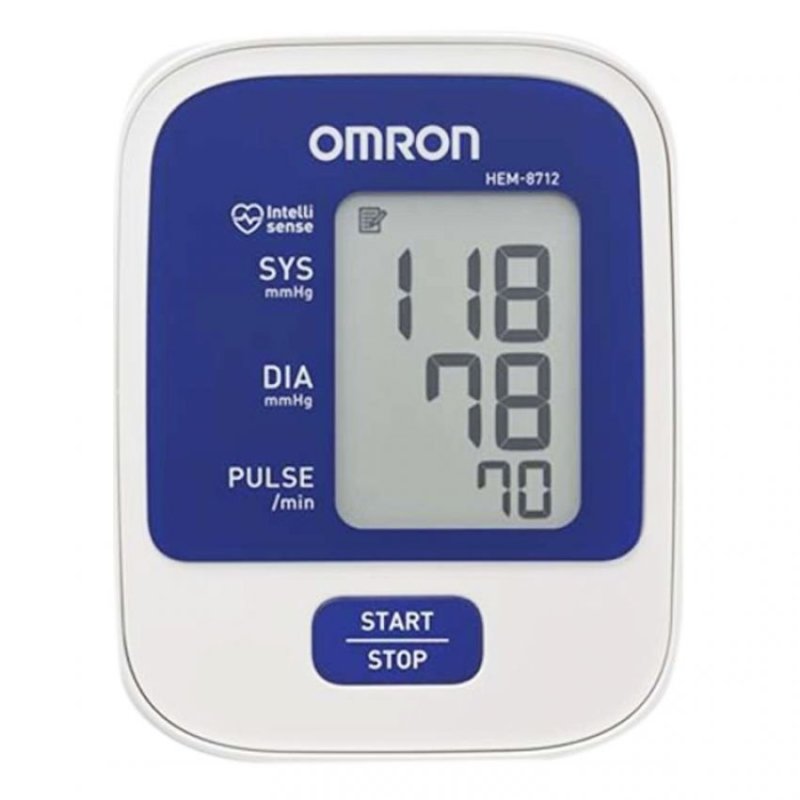 Nơi bán Máy đo huyết áp bắp tay Omron HEM-8712 (Trắng phối xanh)