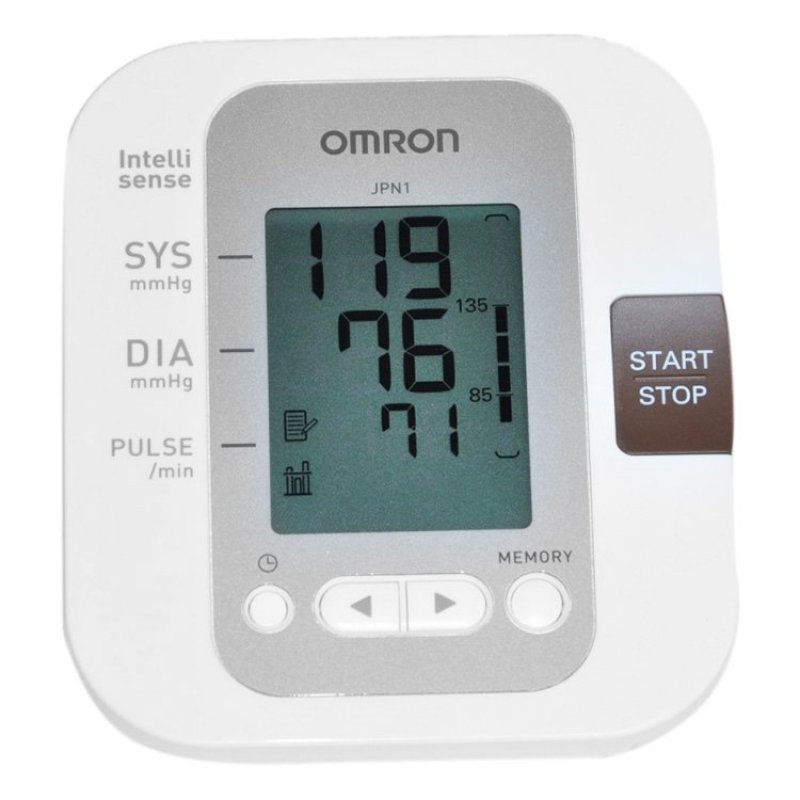 Máy đo huyết áp Omron JPN1 + Tặng đồng hồ thể thao bán chạy