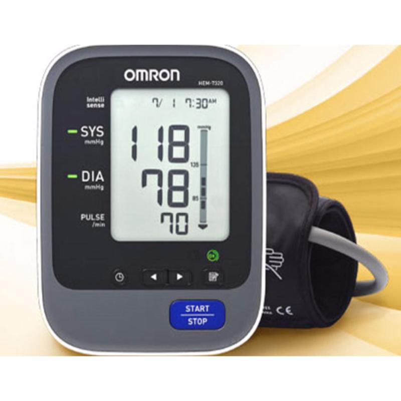 Nơi bán Máy đo huyết áp bắp tay siêu cao cấp OMRON HEM-7320( Màu trắng phối đen)