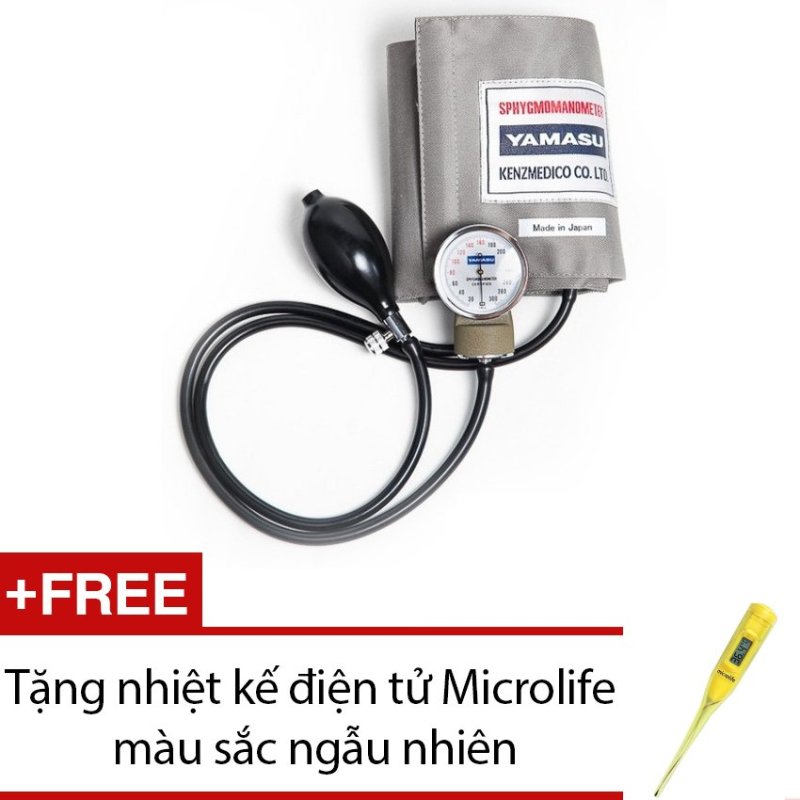 Nơi bán Máy đo huyết áp bắp tay Yamasu (Đen) + Tặng nhiệt kế điện tử
Microlife màu sắc ngẫu nhiên