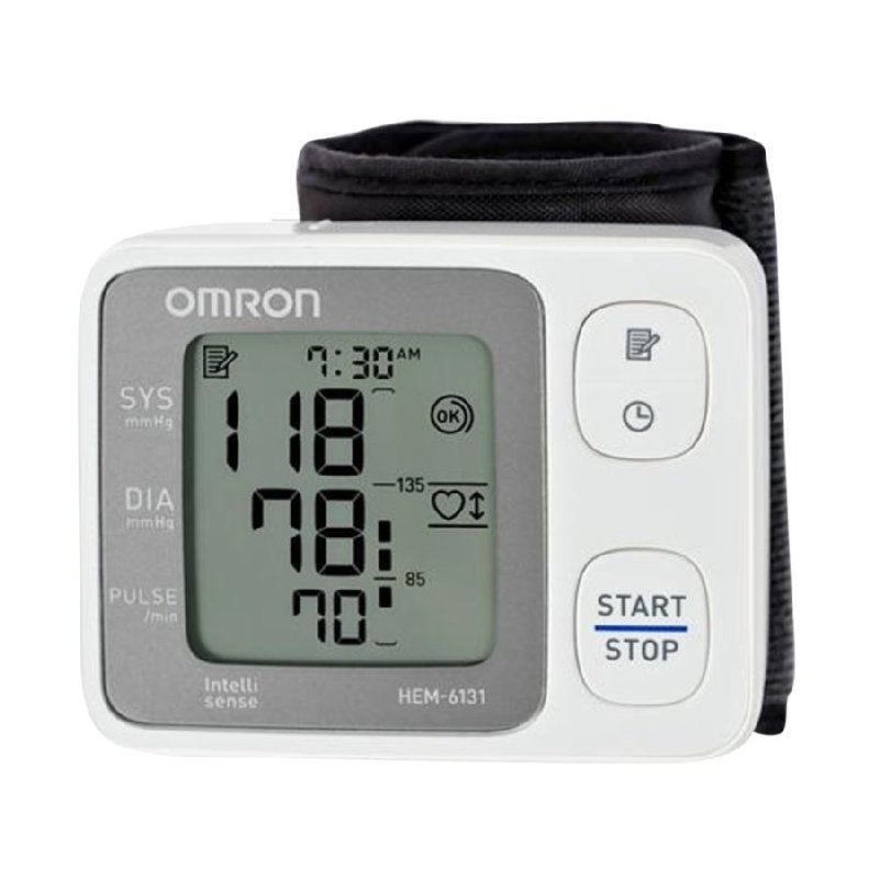 Máy đo huyết áp cổ tay điện tử Nhật bản Omron HEM-6131 bán chạy