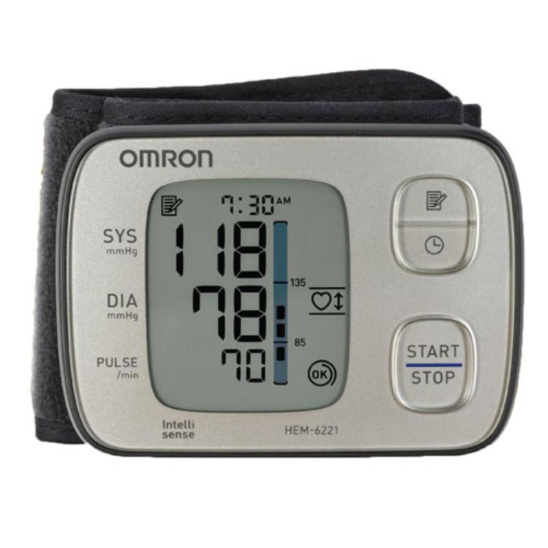 Nơi bán Máy đo huyết áp cổ tay Omron HEM-6221 + Tặng nhệt kế điện tử Omron