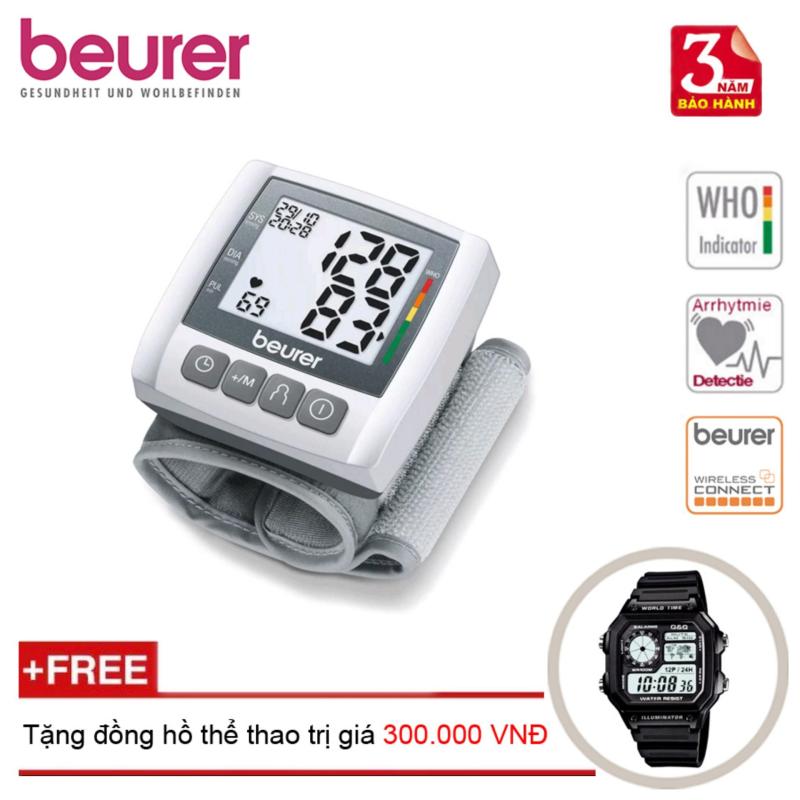 Nơi bán Máy đo huyết áp điện tử cổ tay Beurer BC30 + Tặng đồng hồ thể thao