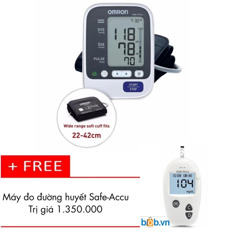 Nơi bán Máy đo huyết áp Omron Hem 7130 + Tặng Máy đo đường huyết Safe-Accu