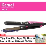 Máy kẹp tóc Kemei Km-328 + Tặng kèm khay đựng mỹ phẩm để bàn