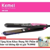 Máy kẹp tóc Kemei Km-328 + Tặng kèm khay đựng mỹ phẩm để bàn