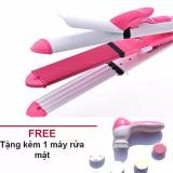 Máy uốn tóc SHINON 4in1 + Tặng 1 máy massage rửa mặt 5in1 NEW 2017