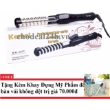Máy uốn tóc xoắn ốc kemei Km-1377 + Tặng kèm khay đựng mỹ phẩm để bàn
