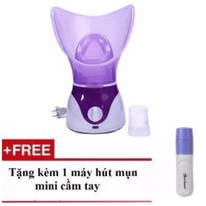 Báo Giá Máy xông hơi làm đẹp da NTFS- 618 (Tím) + Tặng kèm 1 máy hút mụn mini (khanhlinhmobile)