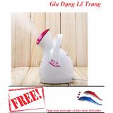 Máy Xông Hơi Mặt Cao Cấp + Tặng Máy Massage Cá Heo Mini Tích Pin