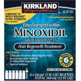 Chính hãng - minoxidil - mọc tóc mọc râu - hộp 6 lọ