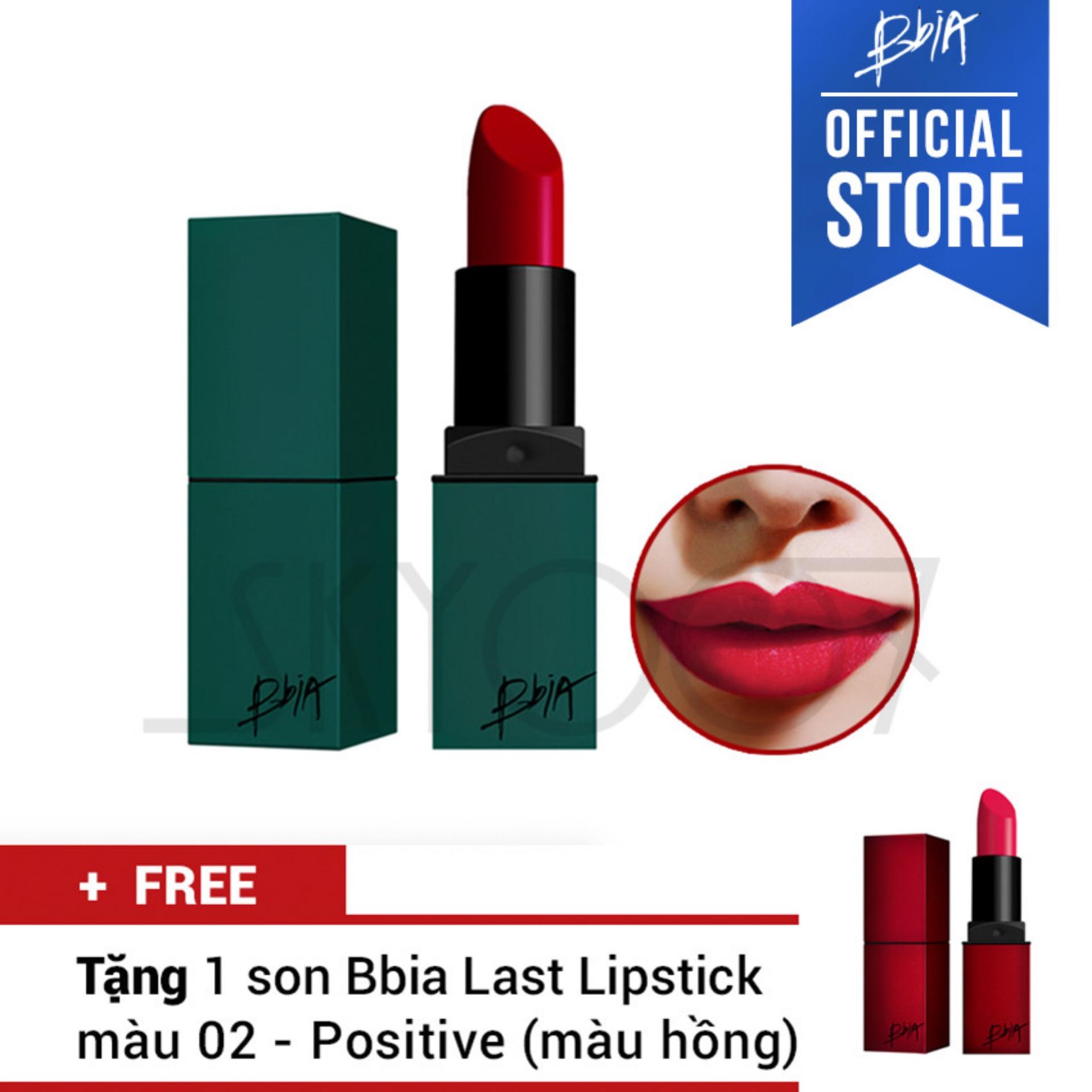 Mua 1 son bbia last lipstick version 2 – 10 unique + tặng 1 son bbia last lipstick version 1 – 02 positive