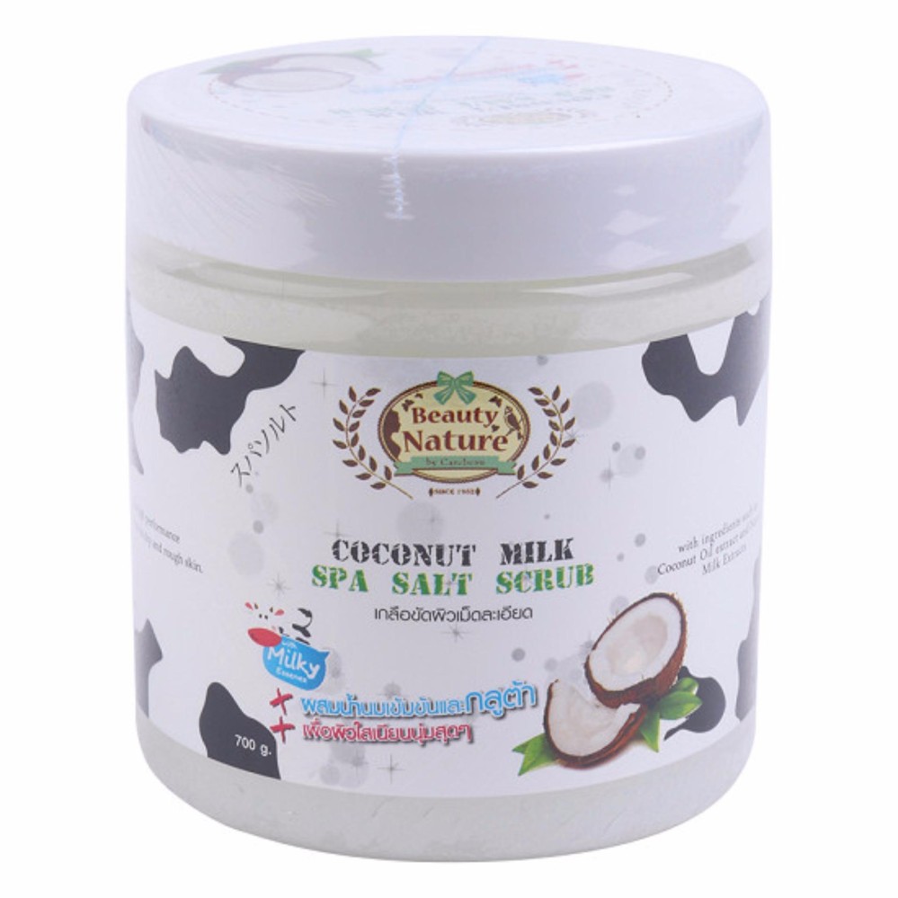 Muối tắm tẩy tế bào chết chiết xuất dừa dưỡng da mềm mịn thái lan 700g
