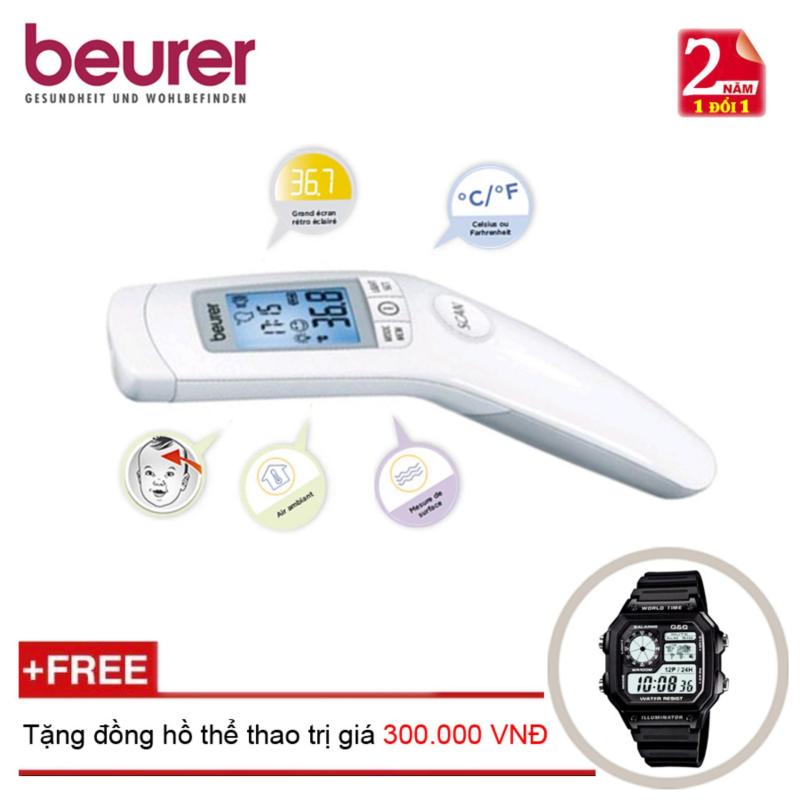 Nhiệt kế điện tử Beurer FT90 + Tặng đồng hồ thể thao bán chạy