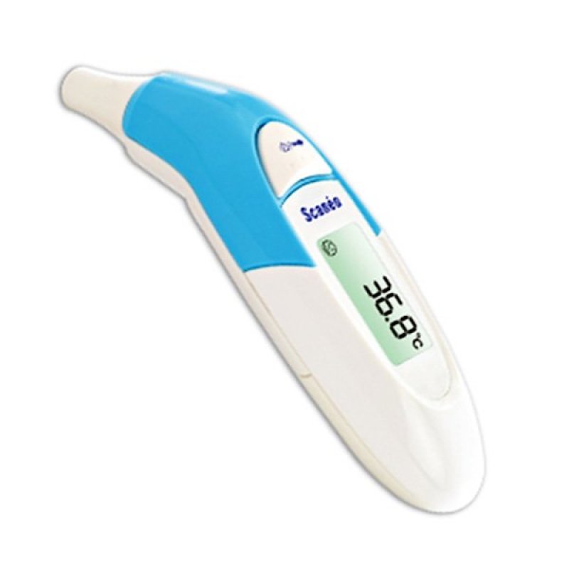 Nhiệt kế điện tử hồng ngoại đo tai AViTA TS21 (Trắng phối xanh) bán chạy