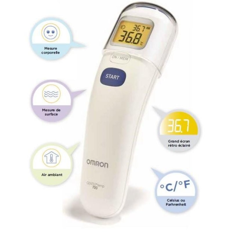 Nhiệt kế hồng ngoại đo trán Omron MC-720 bán chạy