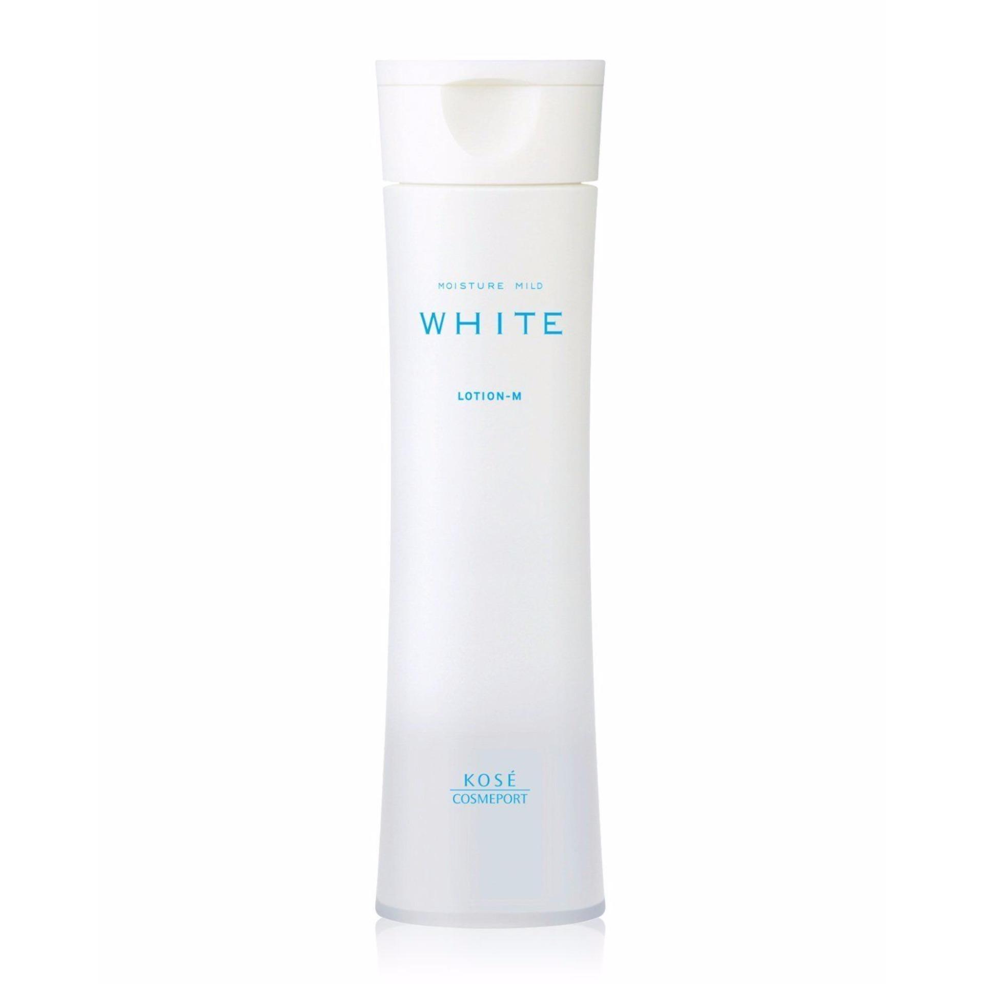 Nước hoa hồng dưỡng trắng da Kose Moisture Mild White 180ml