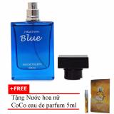 Nước hoa nam tính BLUE eau de toilette 50ml + Tặng Nước hoa nữ CoCo eau de parfum 5ml