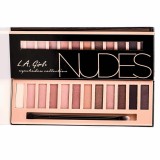 Phấn mắt 12 ô siêu mịn, bền màu l.a girl nudes eyeshadow collection 12g