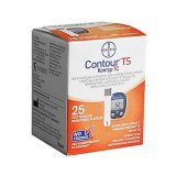 Que thử đường huyết bayer contour ts 25 que