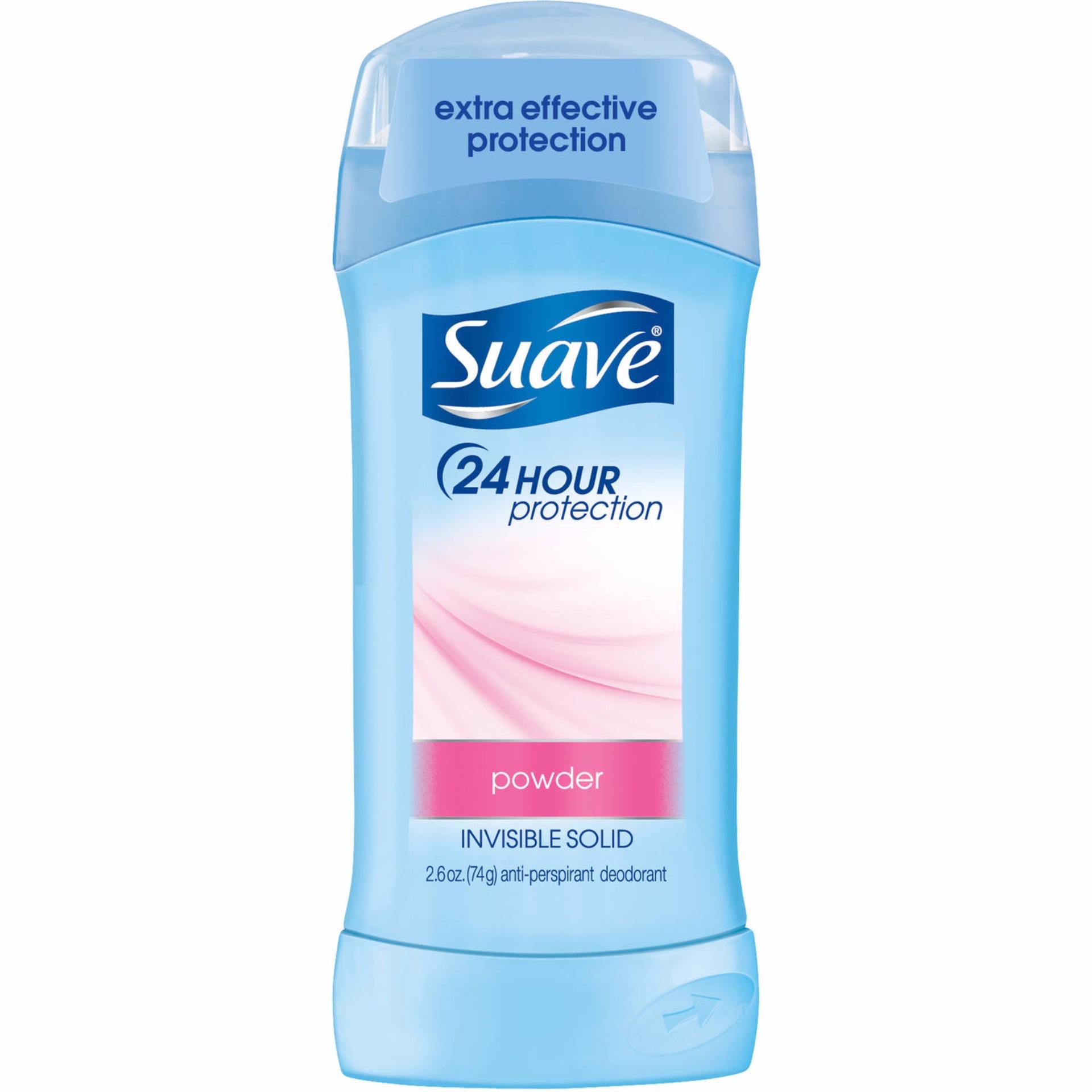 Sáp lăn khử mùi nữ Suave 24 Hour Protection 74g # Powder - Hương hoa ngọt ngào