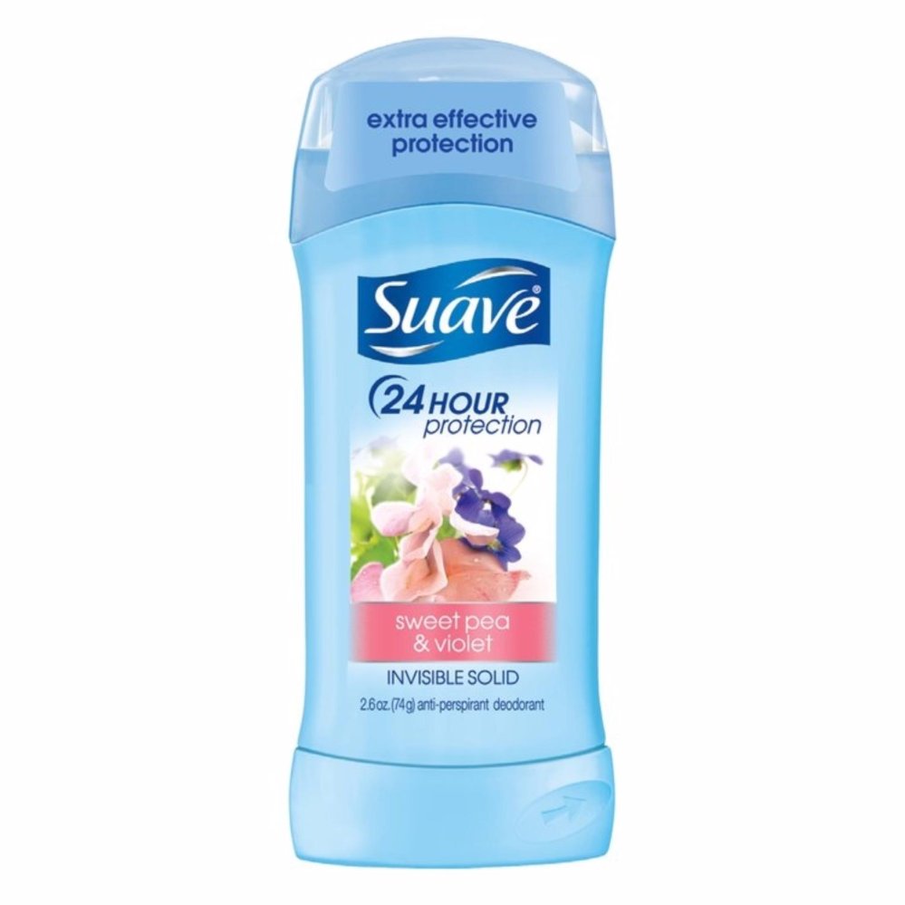 Sáp lăn khử mùi nữ Suave 24 Hour Protection 74g # Sweet Pea & Violet - Hương hoa nhẹ nhàng