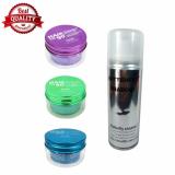 Sáp vuốt tóc kanfa hair to 90 wax 100ml + gôm xịt tóc butterfly shadow 150ml