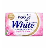 Xà bông tắm Kao White hương hoa hồng 130g hàng nhập khẩu Nhật Bản