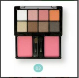 Set phấn mắt và má hồng odbo eyeshadow & blush số 02
