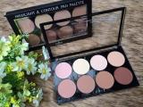 Set phấn tạo khối & bắt sáng 8 màu odbo highlight & contour pro palette số #01 - code n0.4