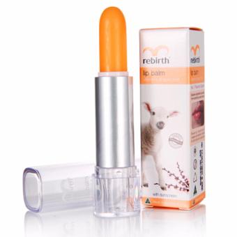 Son dưỡng môi Rebirth Lanolin Lip Balm Vitamin E & Apricot oil 3.7g - Úc  
