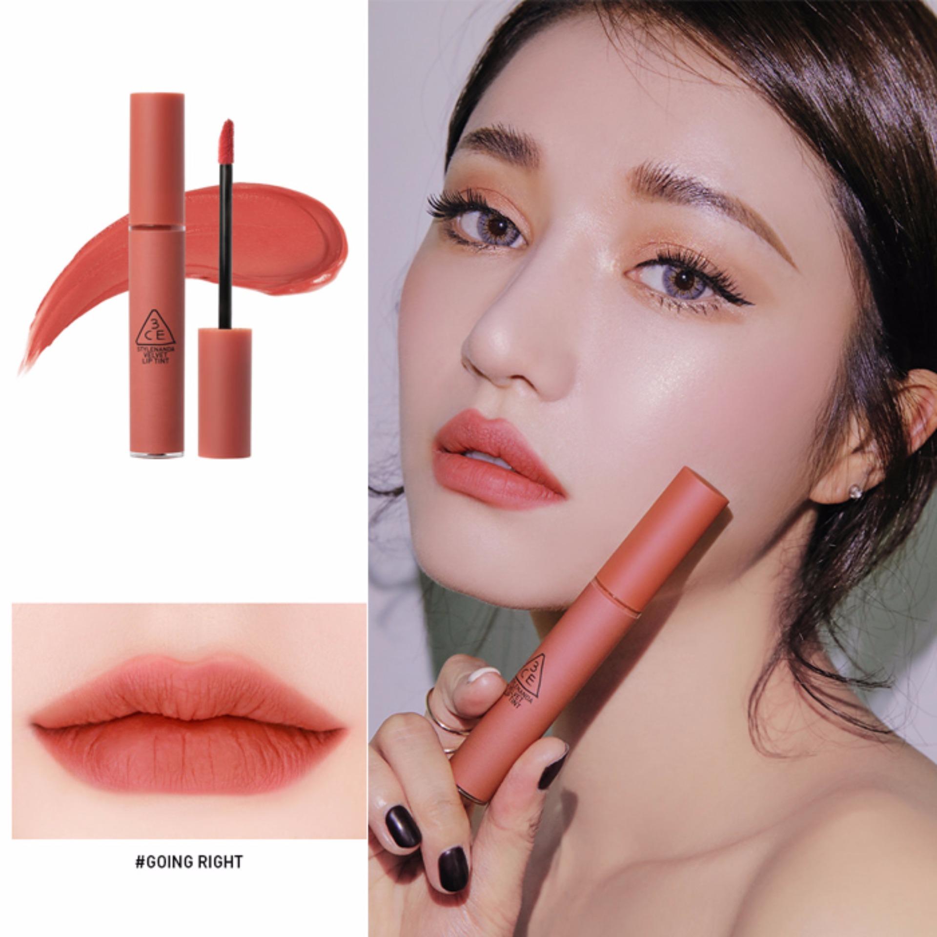 Son kem lì 3ce velvet lip tint #going right - sắc cam hồng đất