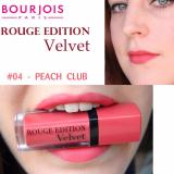 Son kem lì Bourjois Rouge Edition Velvet 7.7ml # 04 Peach Club - Màu cam đào