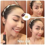 Son lì the skin face bote luxury lipstick #05 lovely brown – cam đất