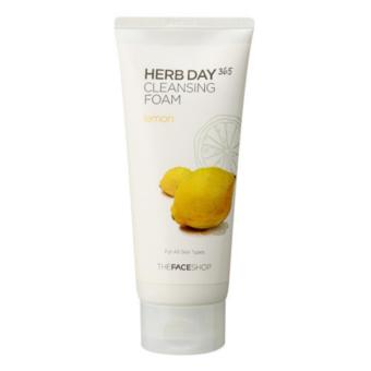 Sữa rửa mặt The Face Shop Herb Day 365 Cleansing Foam Lemon 170g  