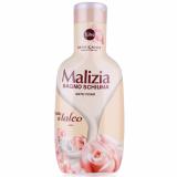 Sữa tắm bột hoạt thạch Malizia Delicate Bath Foam Cao cấp Italy 1000ml - Hàng chính hãng