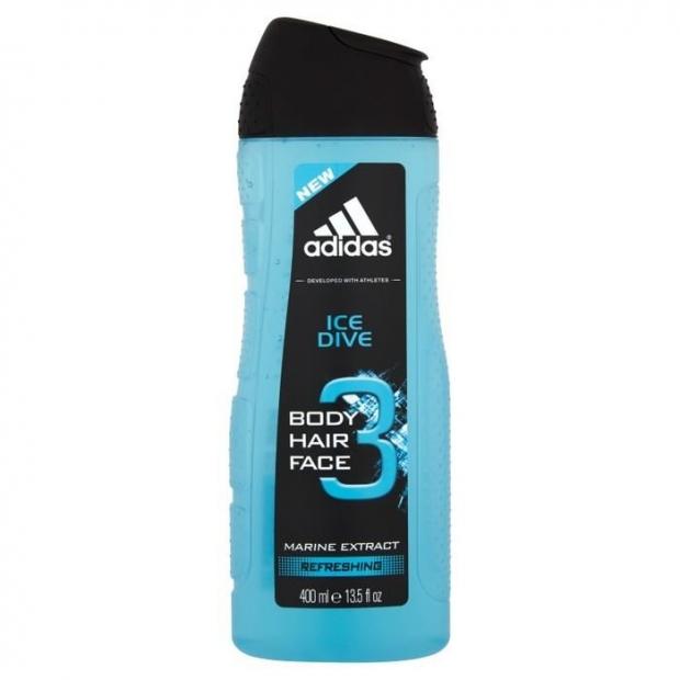 Sữa tắm gội toàn thân Adidas 3 in 1 Ice Dive 400ml
