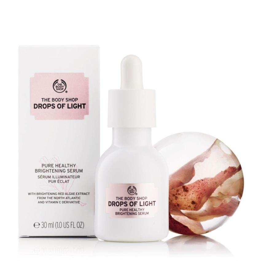 Hình ảnh Tinh chất dưỡng da mặt THE BODY SHOP Drops Of Light™ Pure Healthy Brightening Serum 30ml