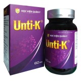 [HCM]Unti-K Học Viện Quân Y Giảm nguy cơ Ung Bướu 60 Viên