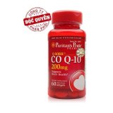 Viên uống hỗ trợ tim mạch Puritan's Pride Q-Sorb Co Q-10 200mg 60 viên hsd: 07/2023