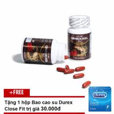 Báo Giá Viên Uống Tăng Cường Sinh Lý Nam Giới Omexxel Ali (Lọ 30 Viên) + Tặng Bao cao su Durex Close Fit