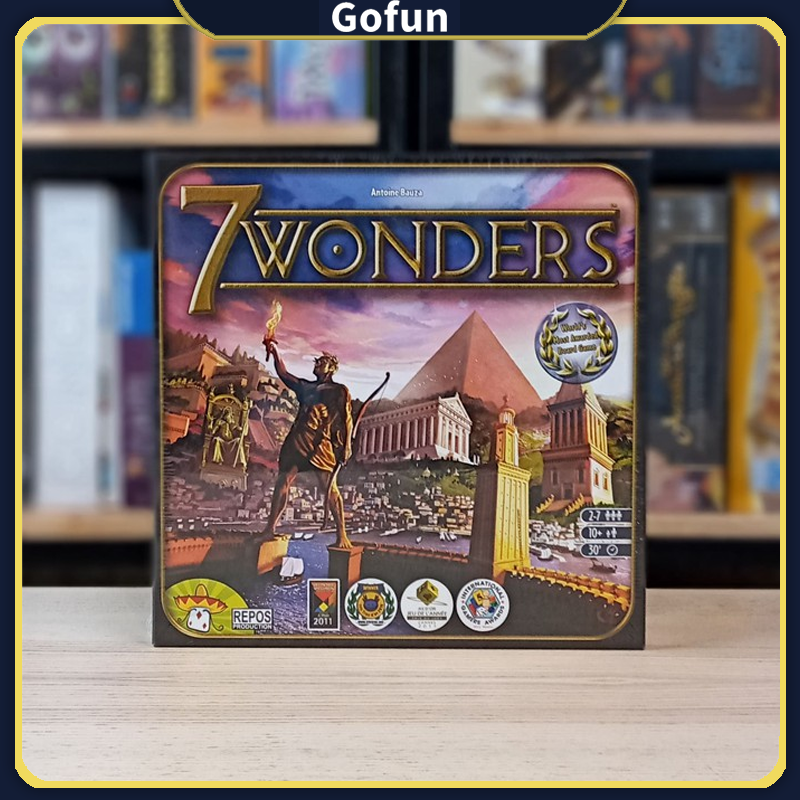 7 Wonders Board Game English Version Game Party Duel Wonders