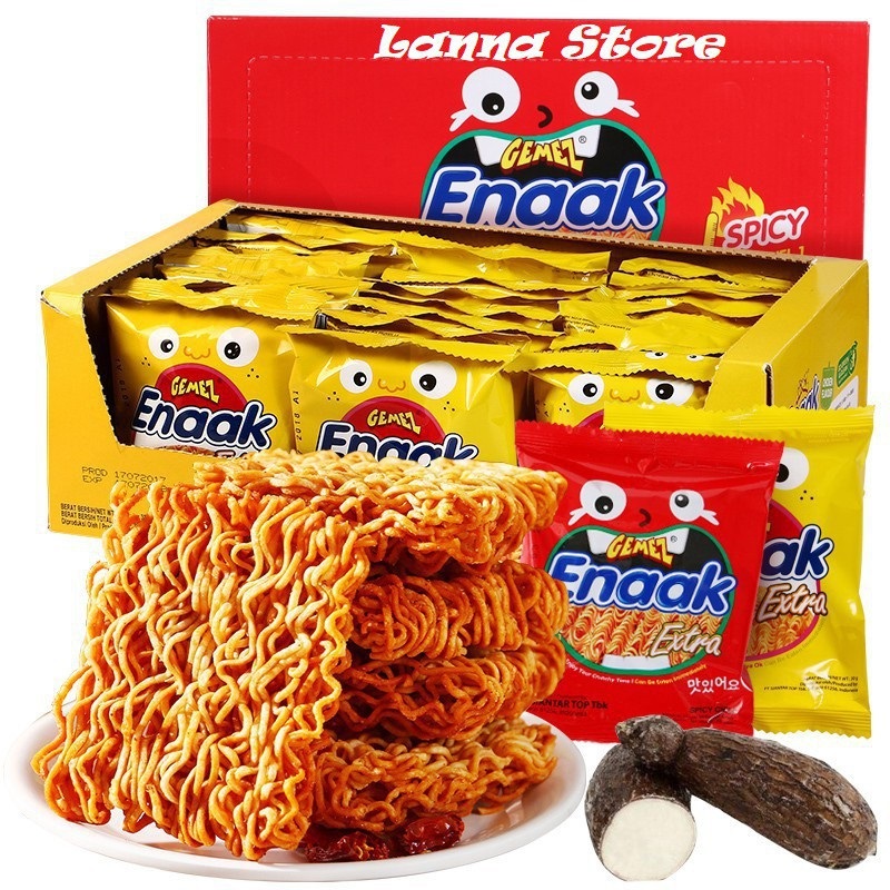 Thùng Snack Mì Trẻ Em Gemez Enaak Extra
