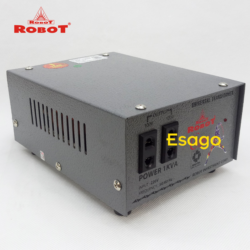 Biến thế đổi điện robot từ 220v xuống 100v-120v công suất 1000va