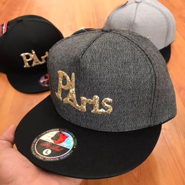 NÓN SNAPBACK , MŨ HIPHOP PARIS ĐÍNH ĐÁ CÁ TÍNH