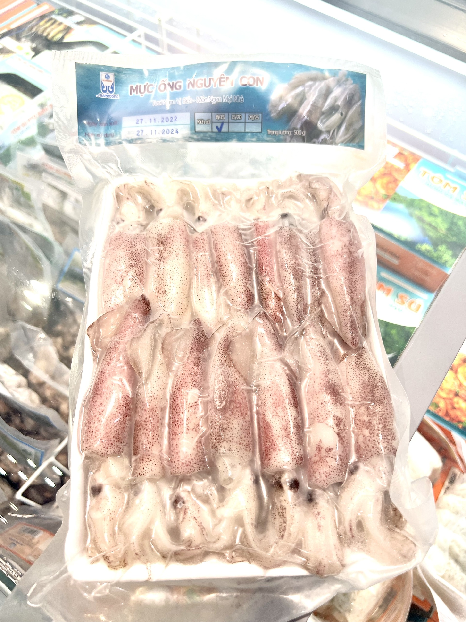 Mực ống nguyên con - Túi 425g