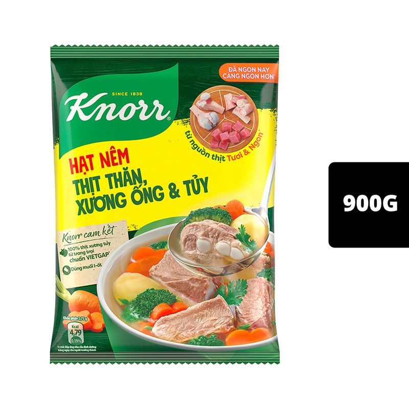 900g HẠT NÊM THỊT THĂN XƯƠNG ỐNG VÀ TỦY VN KNORR Pork Seasoning