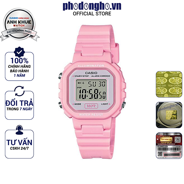 Đồng hồ nữ casio anh khuê la-20wh-4a1df