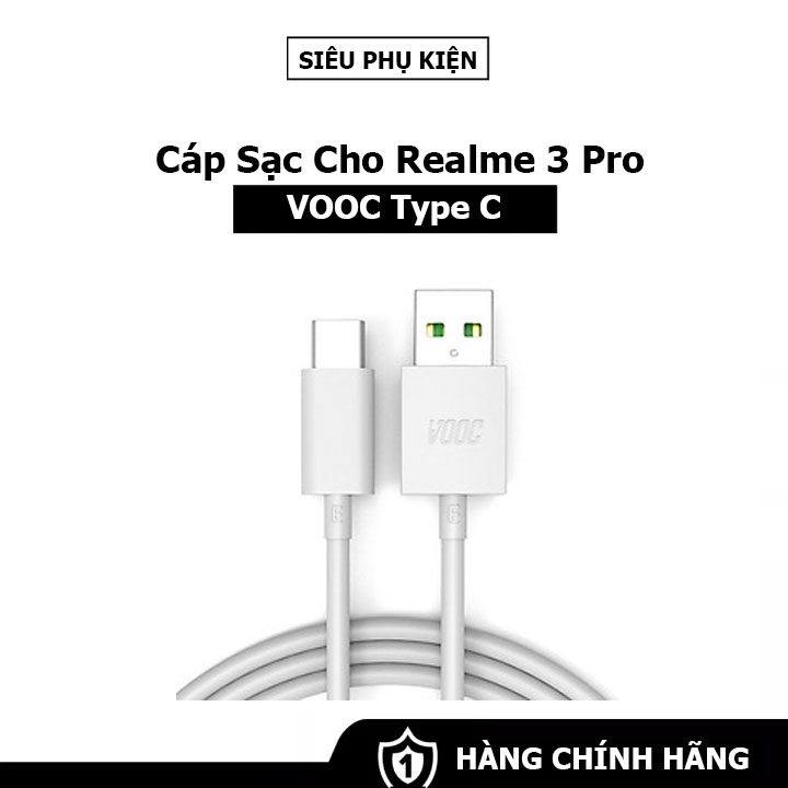 Cáp Sạc VOOC Type C Cho Realme 3 Pro - Hàng Fullbox